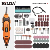 HILDA High-Power Engraver Electric Drill Engraving Rotary Tool 200W Machine with Flexible Shaft 6-Position Variable Speed Kit