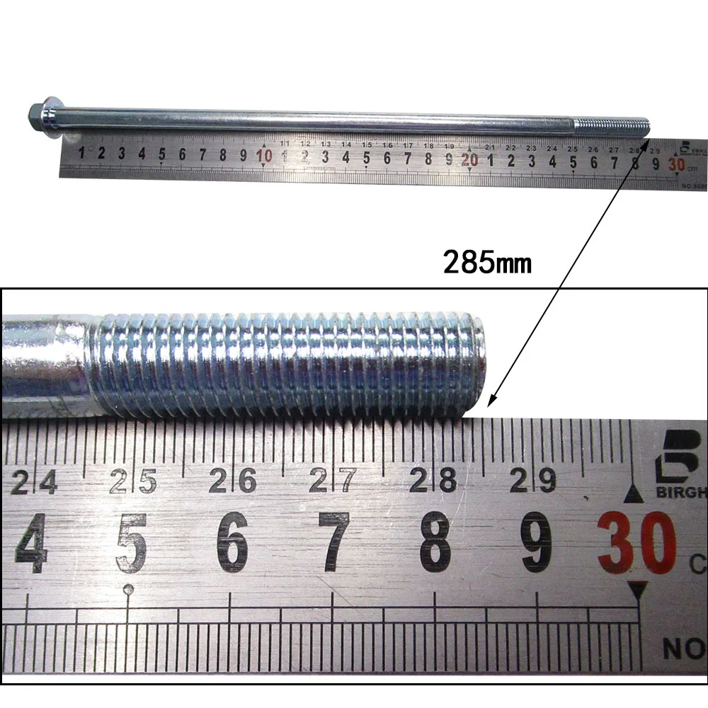 Rotor center screw M10*285 hexagon flange extra long bolt rotor stator screw