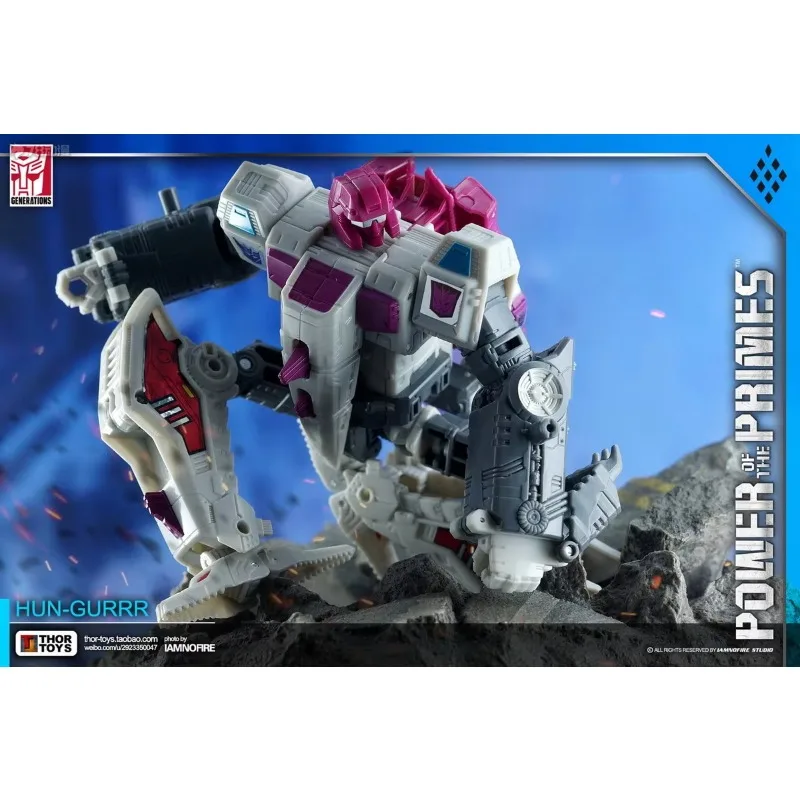 In Stock Transformers Power of The Primes Voyager Class Terrorcon Hun-Gurrr Action Figure Model Collection Toy Gift