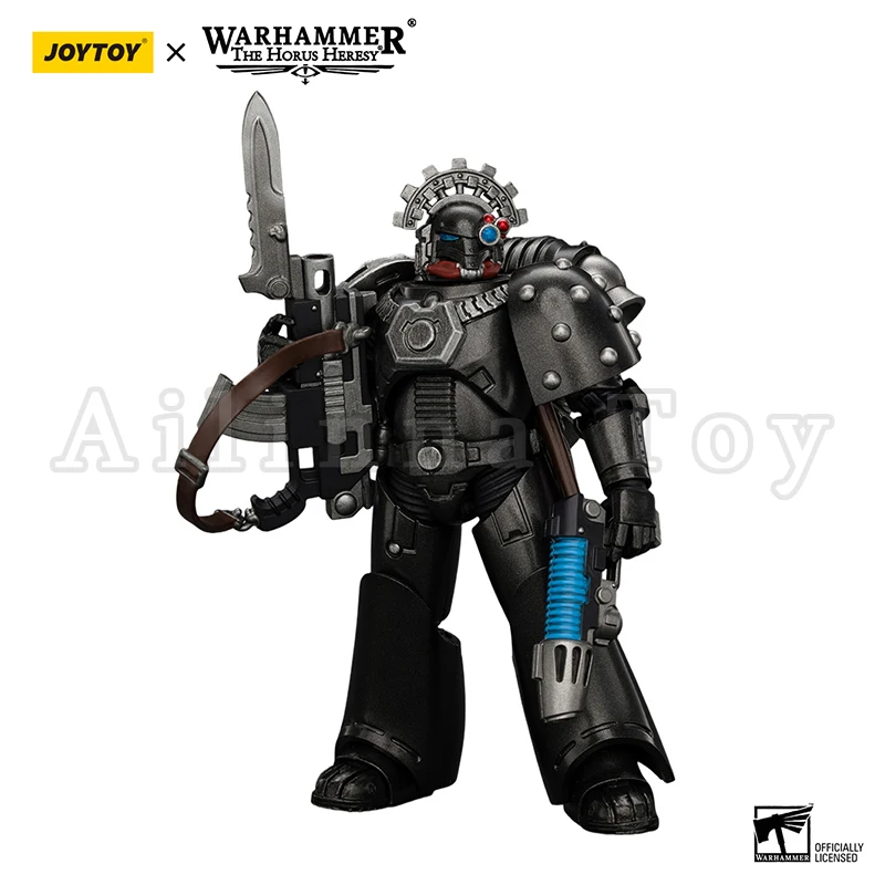 [Pre-Order]JOYTOY 1/18 Action Figure The Horus Heresy Iron Hands MkVI Tactical Sergeant Anime Model Toy