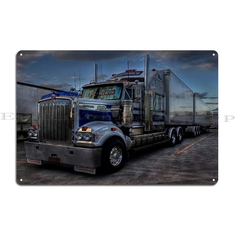 Kenworth Metal Signs Club Kitchen Designing Design Kitchen Tin Sign Poster