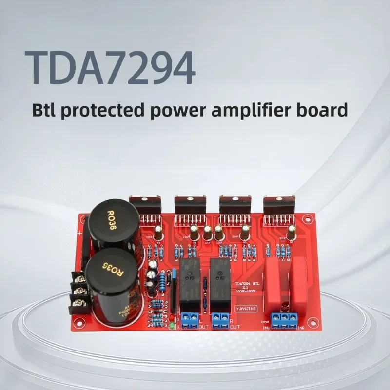 SmCpTDA7294 Dual Channel Audiophile Grade Luxury Amplifier Board With BTL Speaker Protection High Power HIFI Audio Board