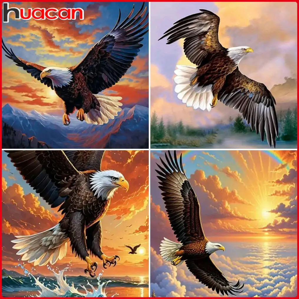 

Huacan Wild Goose Diamond Paintings Sunset New Arrivals 2025 Mosaic Landscape Full Diamond Embroidery Set Handmade Gift