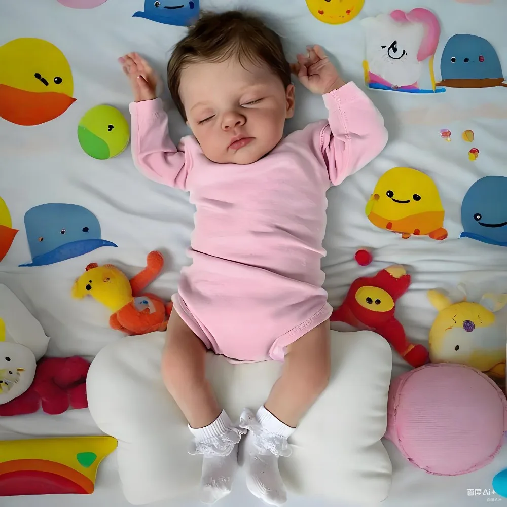 

18-дюймовая кукла Irys Reborn, реалистичная новорожденная, многослойная живопись, 3D кожа с видимыми венами, художественные куклы Bebe Reborn