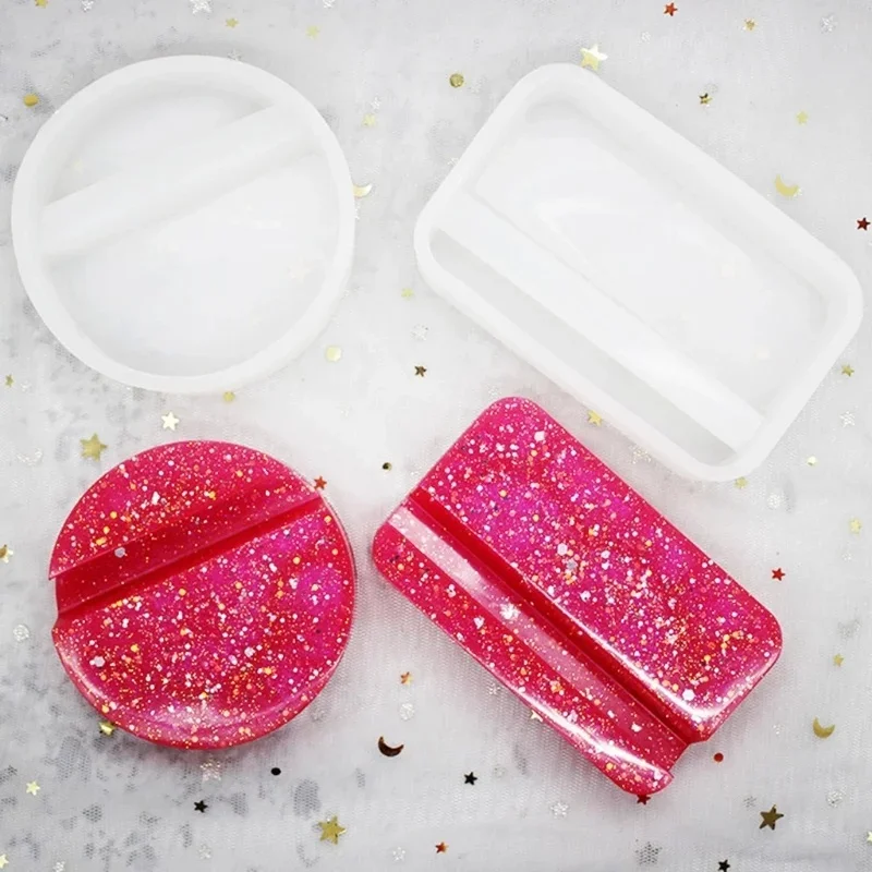 2026 Epoxy Resin Casting Silicone Mold DIY Jewelry Making Mould For Mobile Phone Holder Cellphone Bracket Handcraft Supplies