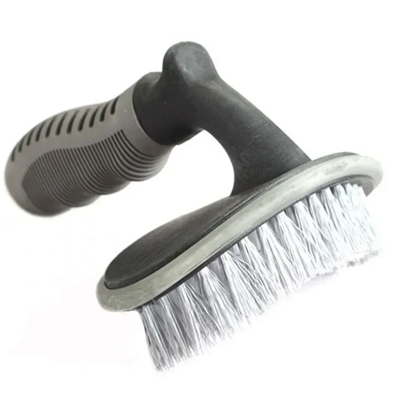 Source manufacturer Xinfa car wash tool hub brush curved tire brush rim brush Clean tire brush