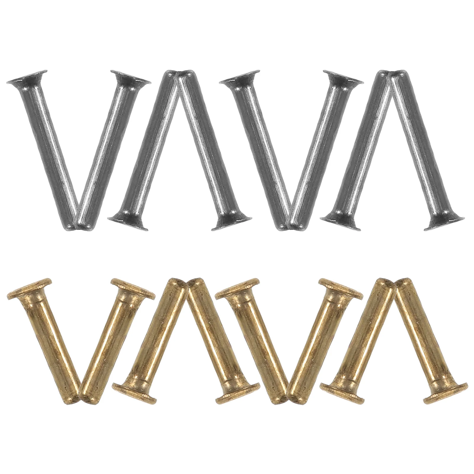 

16 Pcs Umbrella Frame Rivets Umbrellas for Rain Accessories Rib Connectors Ribs Support Three Fold