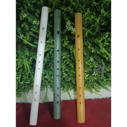 White Jade Jade Flute Yellow Jade Emerald Flute Xiao Performance Vintage Jade Musical Instrument Craft Gift