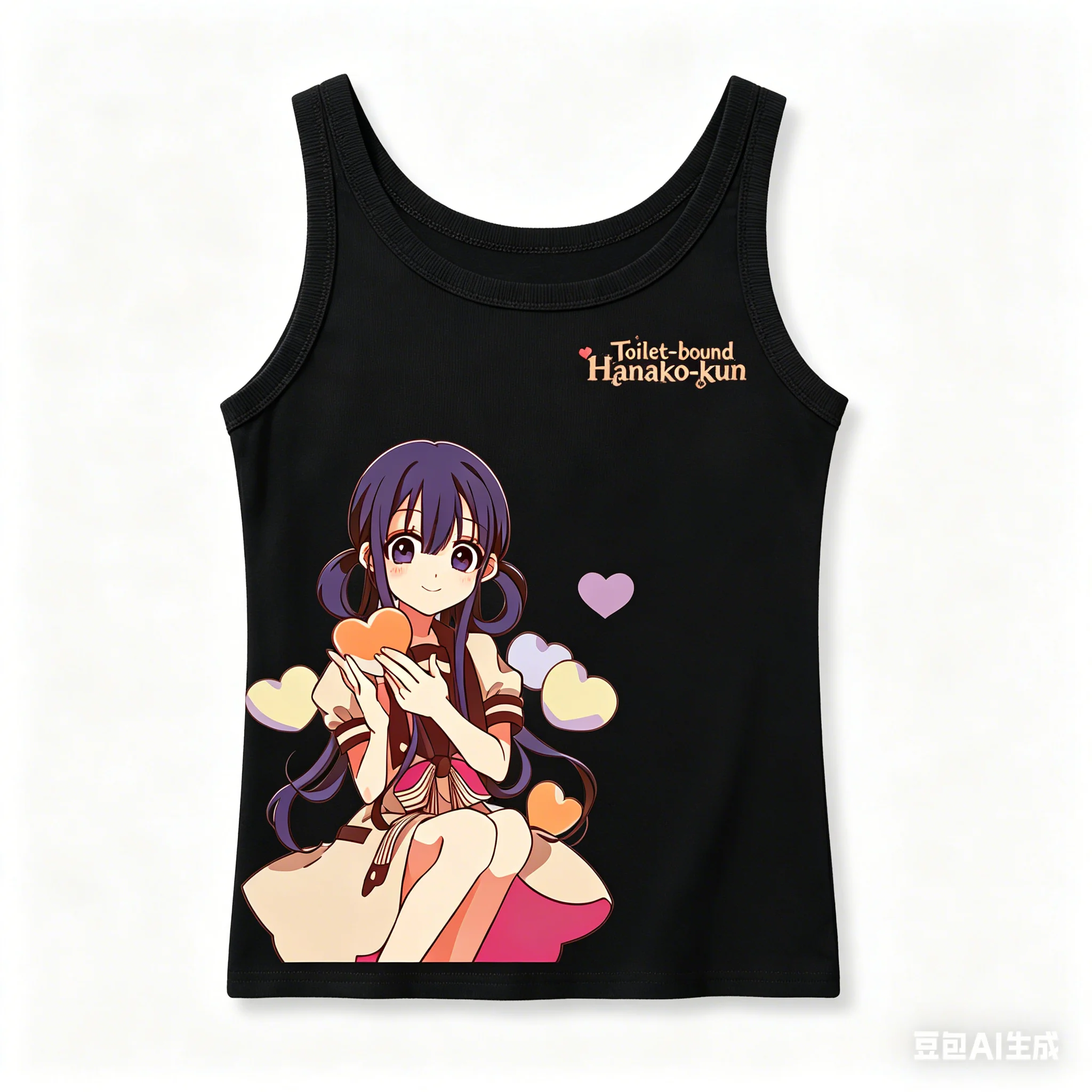 Toilet-Bound Hanako-kun Ribbed Tank personality Clothes New Model Anime T-shirt Yearround clothing Plus Size Y2k Short Sleeves
