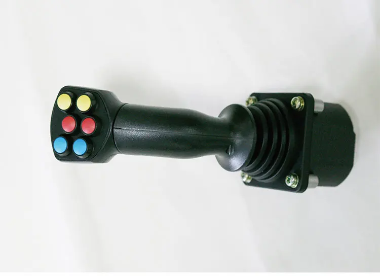 Multiaxis Electrical industrial Hand Grip Joystick in agriculture Harvester loader Tractor machine