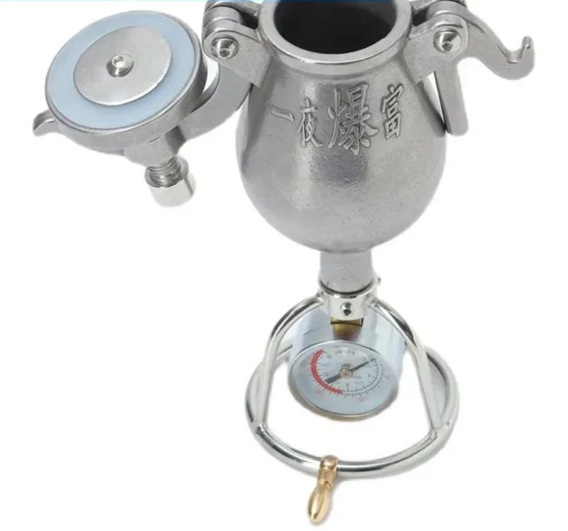 Mini Popcorn Machine Household Small Old Hand Operated Popcorn Stove Grain Amplifier Popcorn Pot