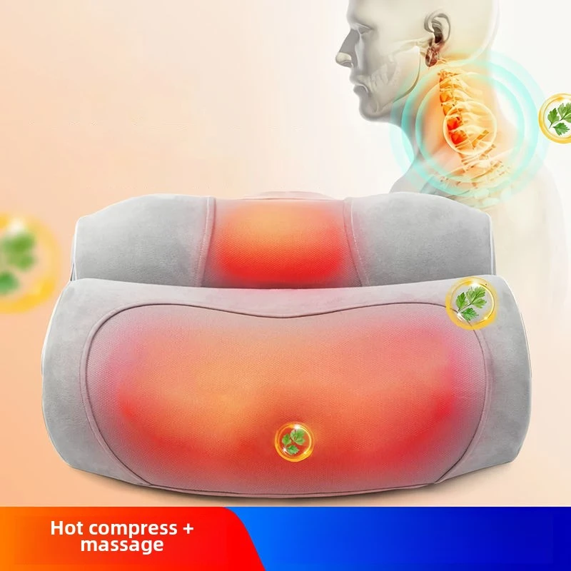 Cervical Pillow Care Cervical Spine Special Spine Aid Sleep Wormwood Heating Massager - Image 2