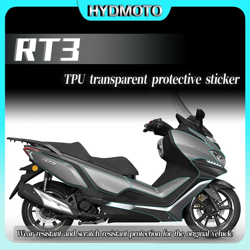 

For CYCLONE RT3 rt3 Motorcycle Protective Film Invisible Full body paint TPU transparent protective film accessories