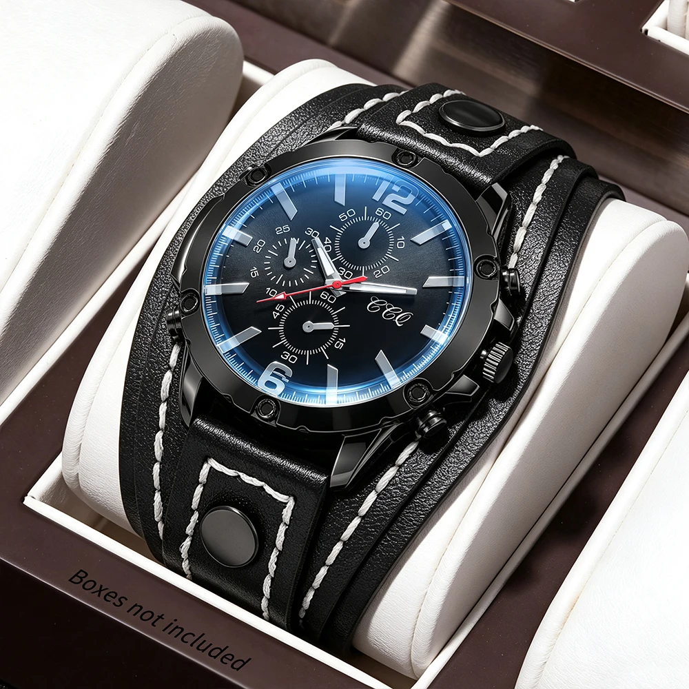 1Pc Stylish and Handsome Men's Watch, the Ideal Gift for Him, a Premium Men's Watch Suitable for Daily Wear or as a Gift