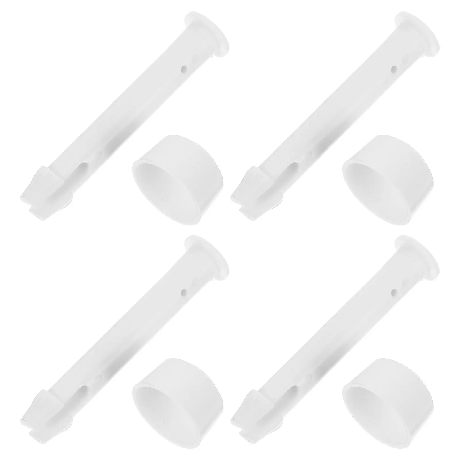 

4Pcs Pool Pole Joint Pins Kit Essential Swimming Pool Fixing Parts for Frame Stability Long Life PVC Material Use
