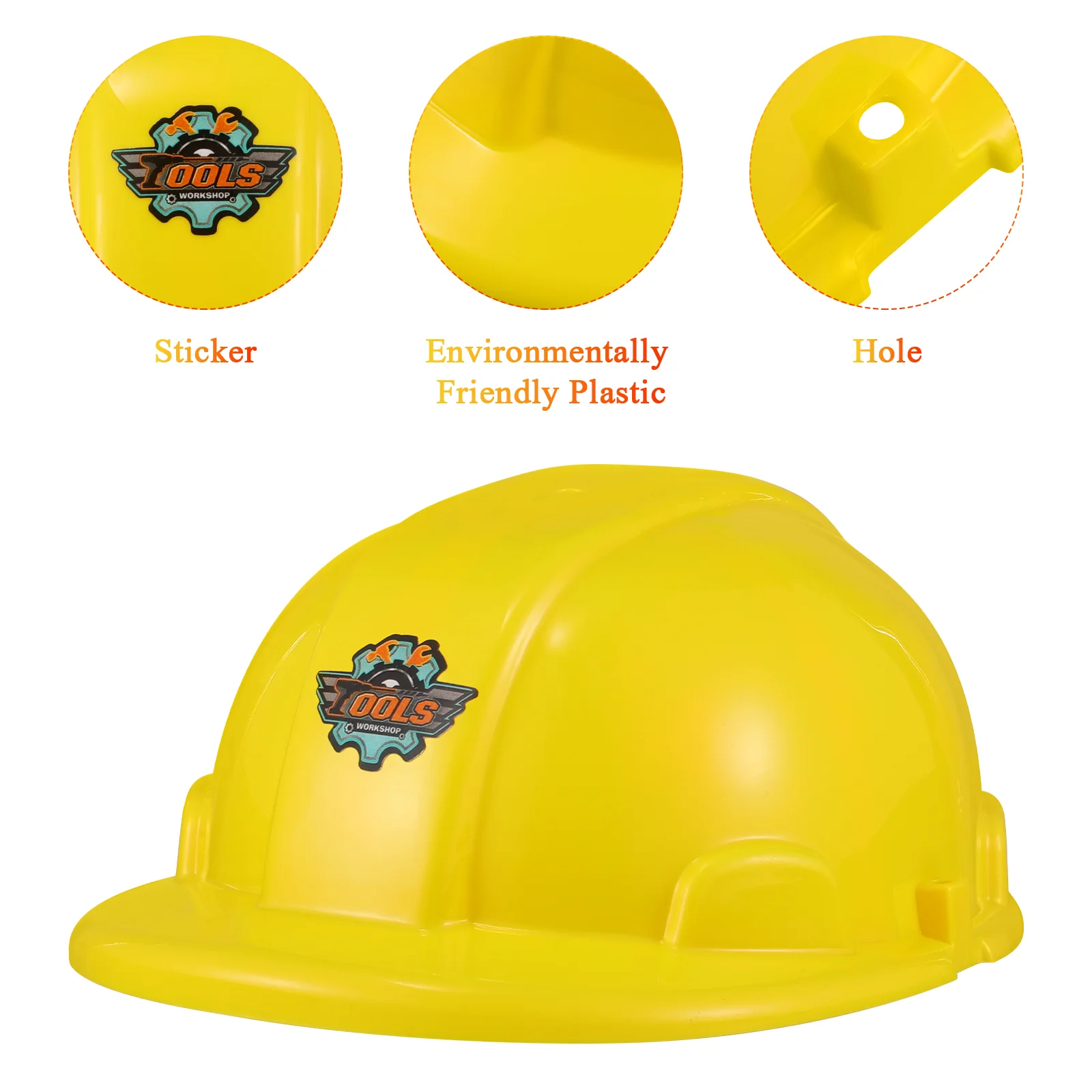 Engineering Hat Child Toddler Helmets Construction Birthday Party Supplies Yellow Toy