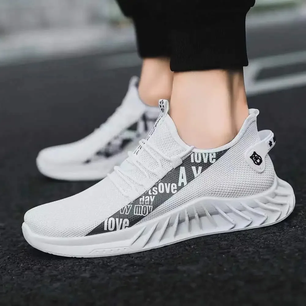 

casual sneakers breathable mesh summer shoes lightweight non-slip sole comfort running sports shoes for outdoor walking fashion