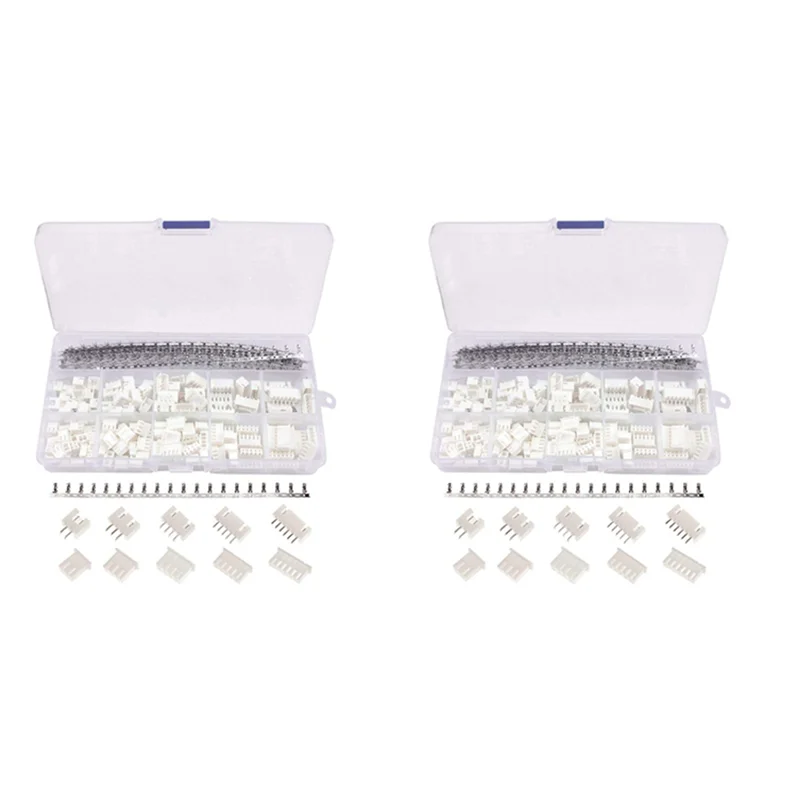 

A36T-920Pcs 2.54Mm JST-XH Connector Kit With 2.54Mm Female Pin Header And 2/3/4/5/6 Pin Housing Connector Adapter Plug