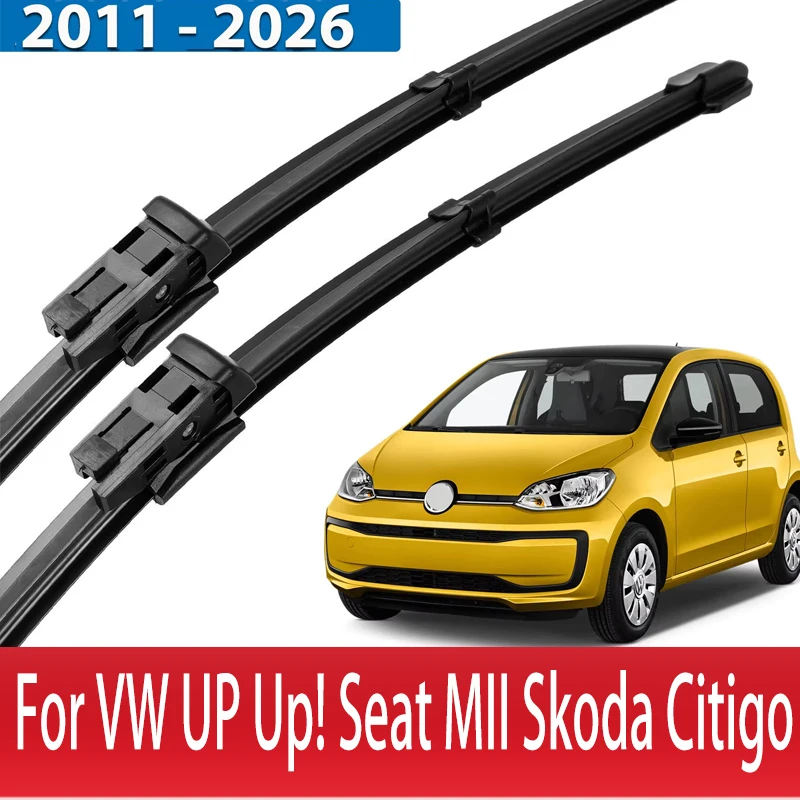 

Wiper Front Wiper Blades For VW UP Up! Seat MII Skoda Citigo 2011 - 2026 Windshield Windscreen Window Brushes 24"16"