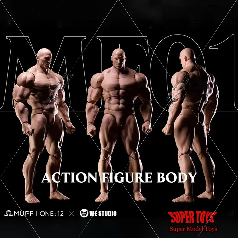 

MUFF TOYS 1/12 Scale European American Comics Male Soldier Strong Muscular Body Unpainting 6 Inch Full Set Action Figure