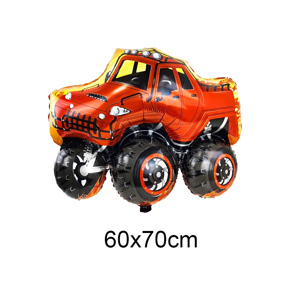 Riesiger Folienballon in Form eines Monstertruckes, Monstertruck-Partyballons für Monstertruck-Thema, Geburtstagsparty-Dekoration, Kindergeschenke – Detail 2