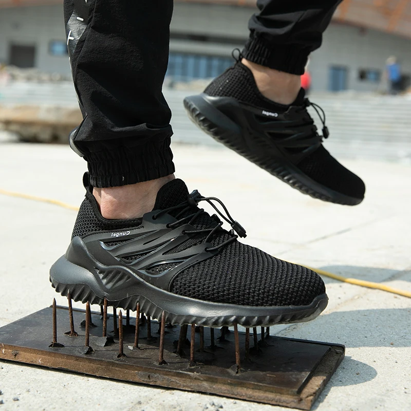 

Men's Military Tactical Boots Army Boots Men Side Zipper Military Boots Men Anti-Slip Ankle Boots Work Safety Shoes Hiking Shoe