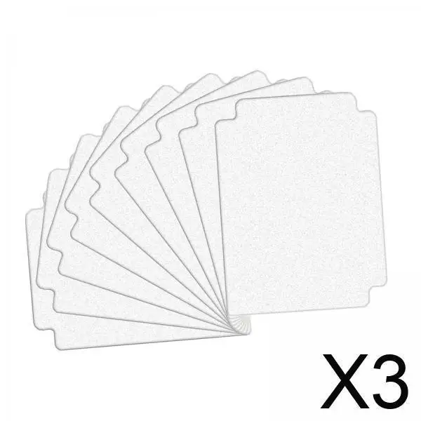 

3x 10 Count Card Dividers for Trading Cards - Standard Size for Organization