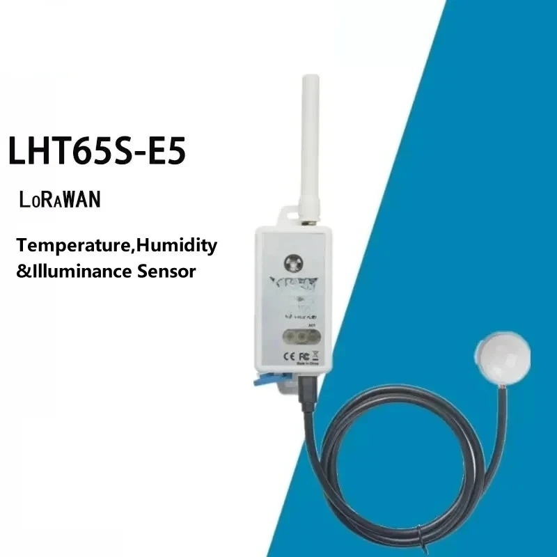LHT65S-E5 Temperature,Humidity&Illuminance Sensor Fully Compatible With LoRaWAN V1.0.3 Class A Protocol