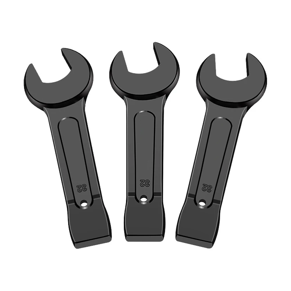 

24MM-50MM Open End Striking Wrench Heavy Duty Open End Wrench Black Spanner For Car Repairing Tool