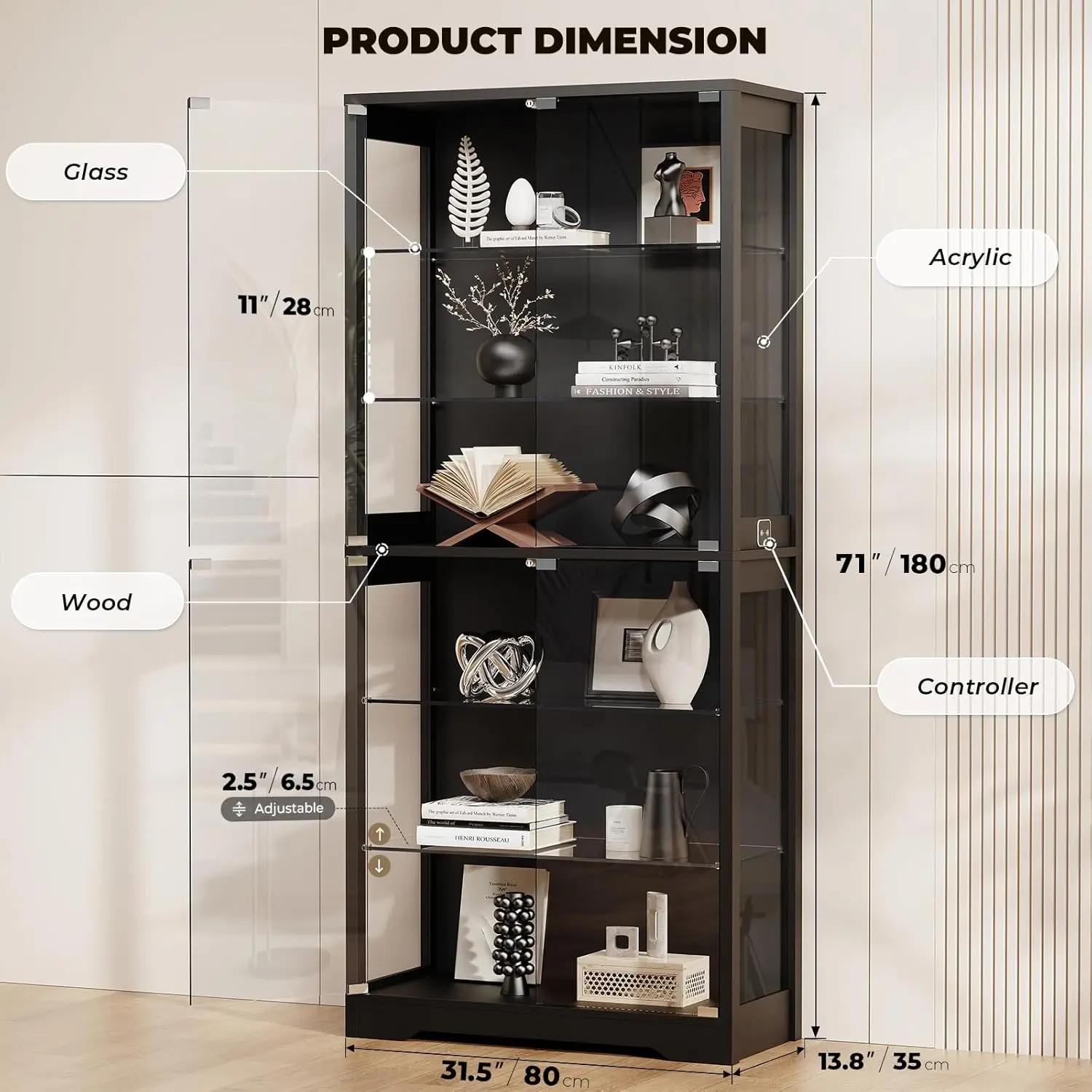 Thumbnail 2 - #16 Latest Glass Display Cabinets Offers