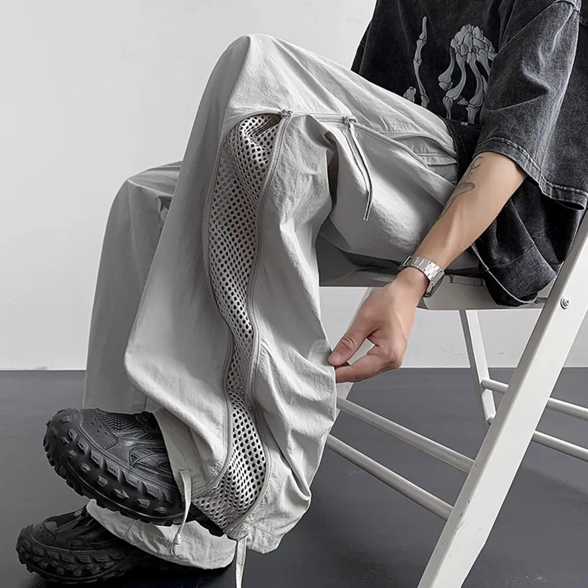 

Весенне-осенние дышащие быстросохнущие брюки-карго для женщин, тонкие, свободные, прямые, повседневные, для активного отдыха, спорта, альпинизма, флисовые