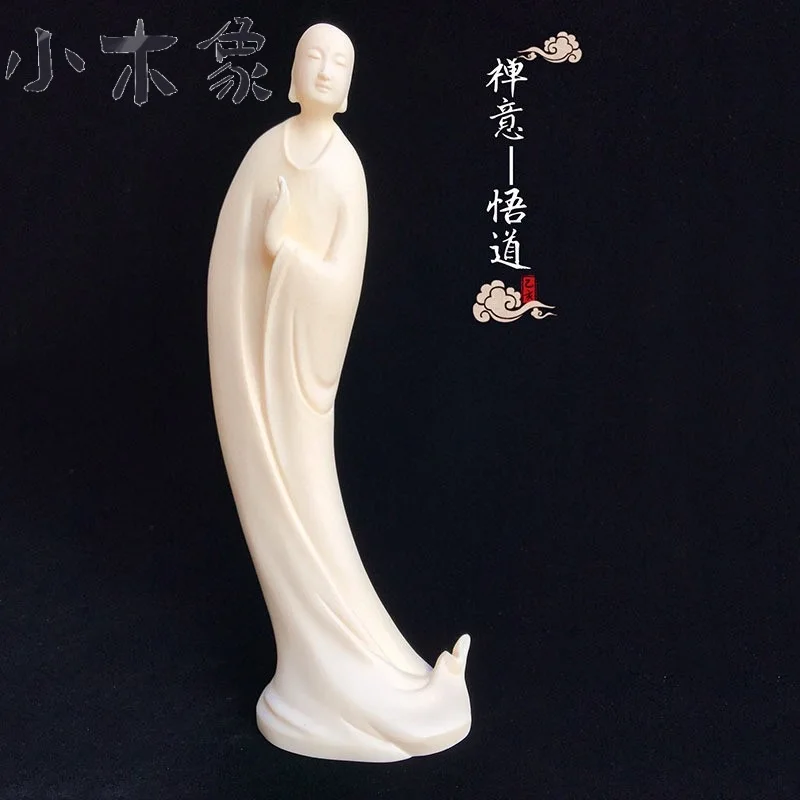 Ivory Nut Carving Zen Wu Buddha Ornaments Living Room Desktop Crafts Decoration Creative Gifts Wholesale