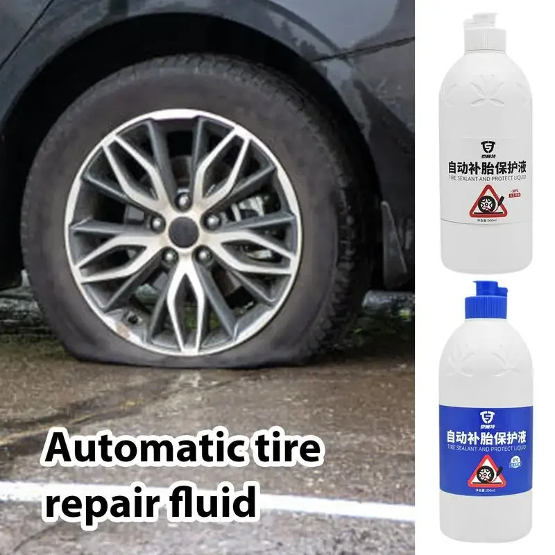 

500ml Car Tire Repair Sealant Multipurpose Flat Tire Repair Sealant Gentle Motorcycles