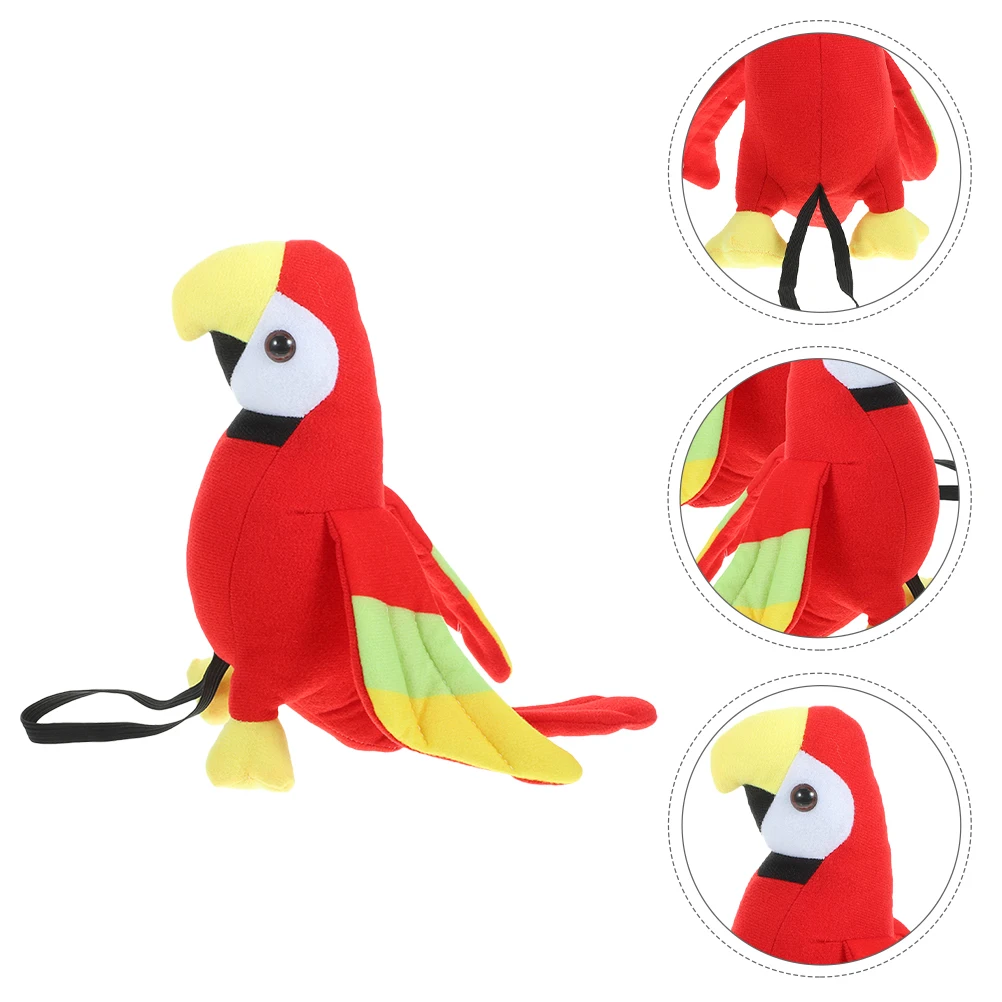 

3Pcs Vibrant Shoulder Parrot Prop Pirate Accessories Lightweight Soft Material for Themed Parties and Theatrical Performances
