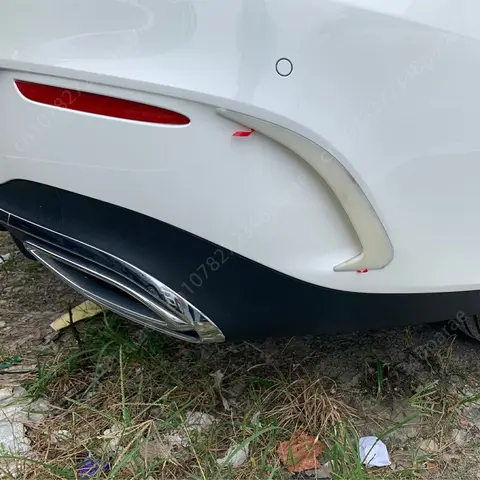 Carbon Look Rear Bumper Spoiler Canards Vents Cover Trim For Mercedes Benz CLA Class W118 C118 CLA220 250 260 45 AMG 2020-2024 8 best sales mercedes benz cla 250 - №7