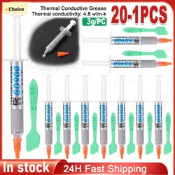 GD900 Thermal Paste Conductive Heatsink Plaster Thermal Silicone Grease Compund Glue Silicone Thermal Paste for PC/CPU/GPU/LED