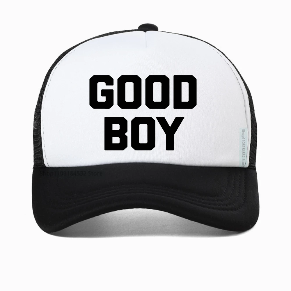

Funny Saying Good Boy Printed baseball cap Humor Casual Fashion Man caps Harajuku Summer Style Breathable snapback sun hats