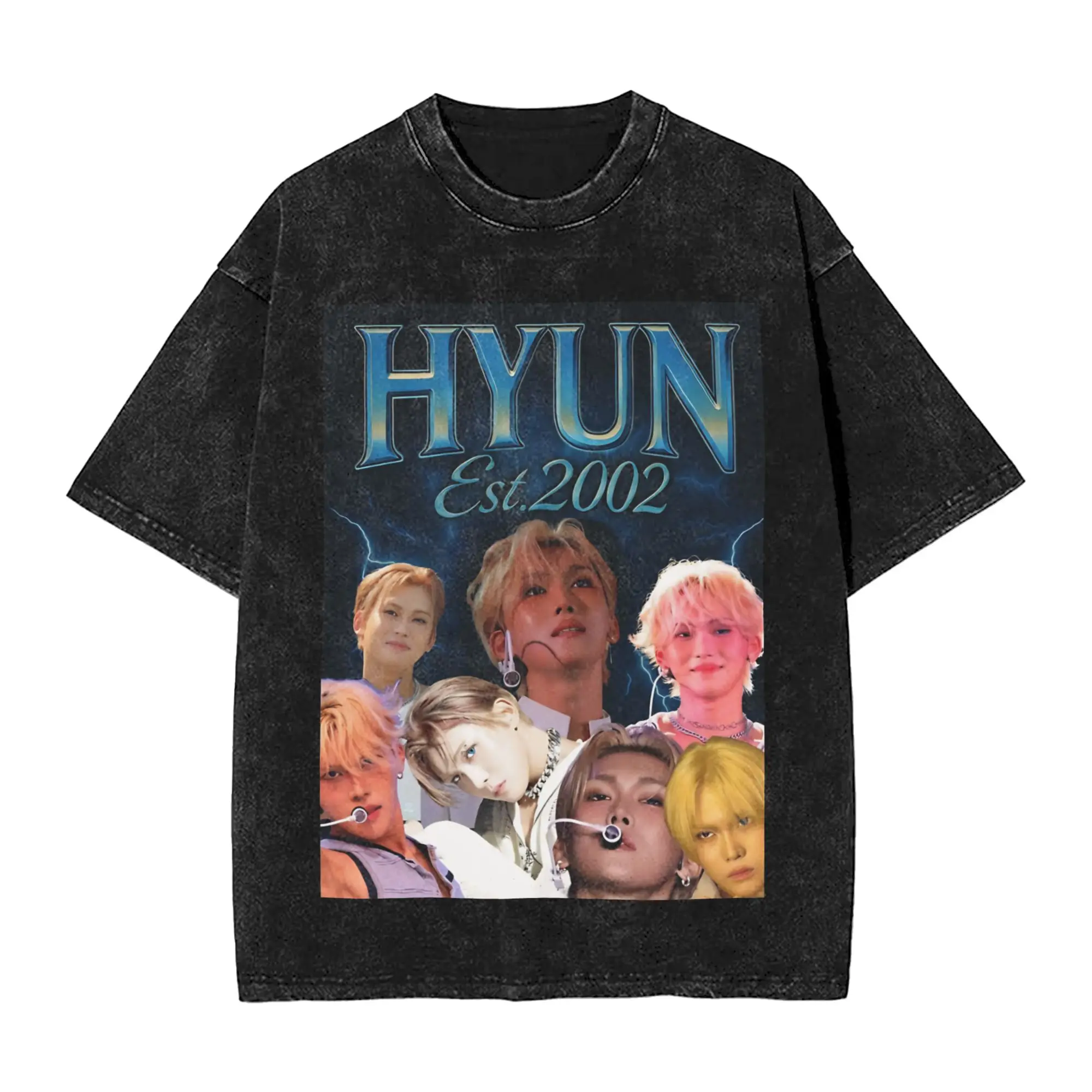  XLOV UXLXVE Members T Shirt Hip Hop Washed Short Sleeve Harajuku T-Shirts  Fashion Men Women Streetwear Printed Tops Tees