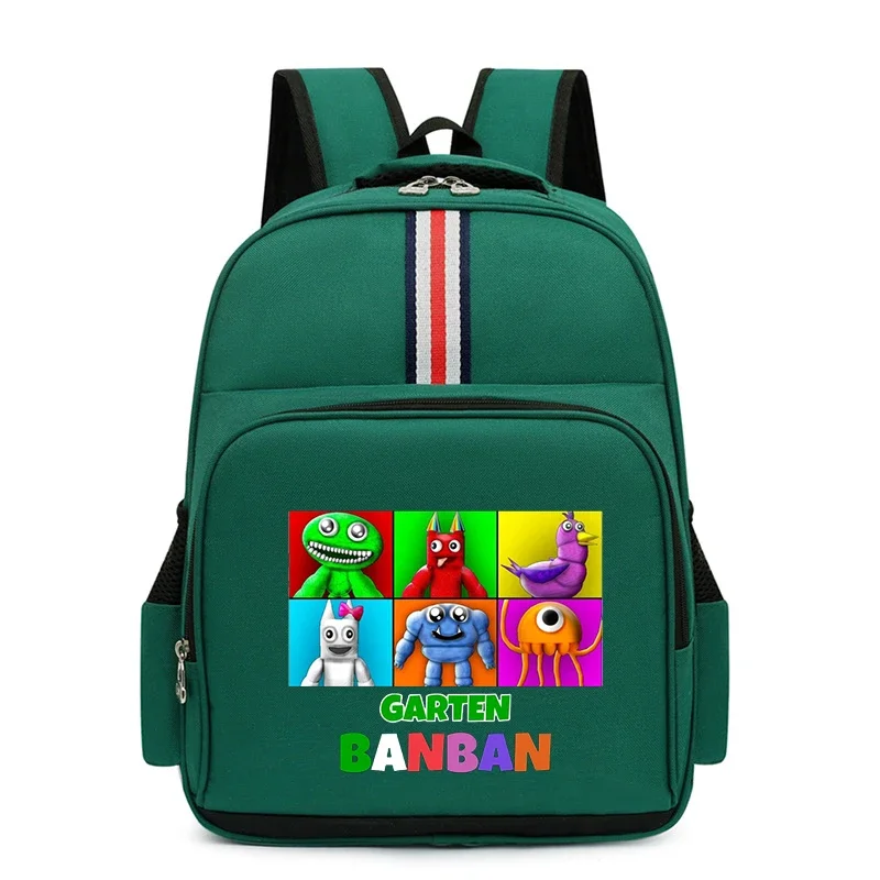 

New Garten Of BanBan Backpack for Boys Girls Cartoon Pattern Schoolbag Children Fashion Waterproof Lightweight Primary Bookbag