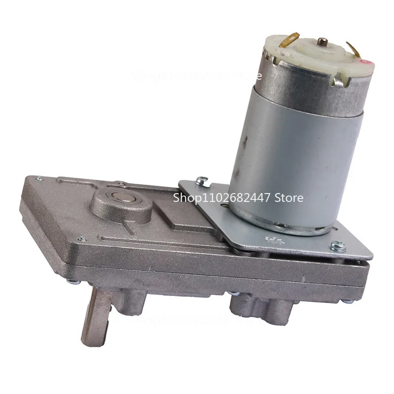 New 7-shaped 555 Metal Gear Reducer Motor Electric Curtain Electric Oven Popcorn Motor Large Torque