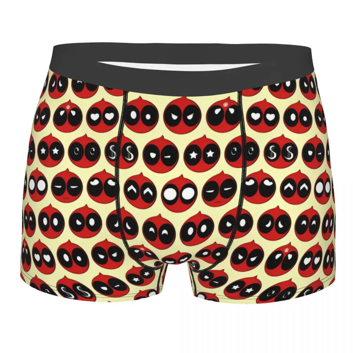 Deadpool Cartoon Movie Cool Men's Underwear Mask Icons Boxer Briefs Shorts Panties Novelty Breathable Underpants for Homme S-XXL