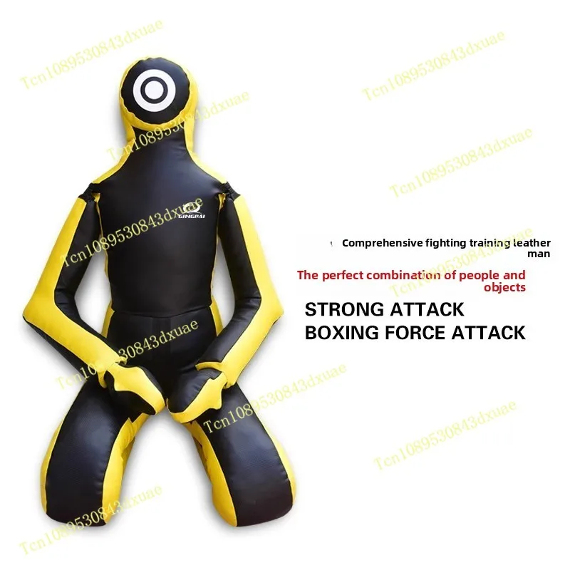 Muay Thai Brazilian Jiu Jitsu Leather Man Judo Sanda Wrestling Dummy Mixed Martial Arts Lock Skill Dummy