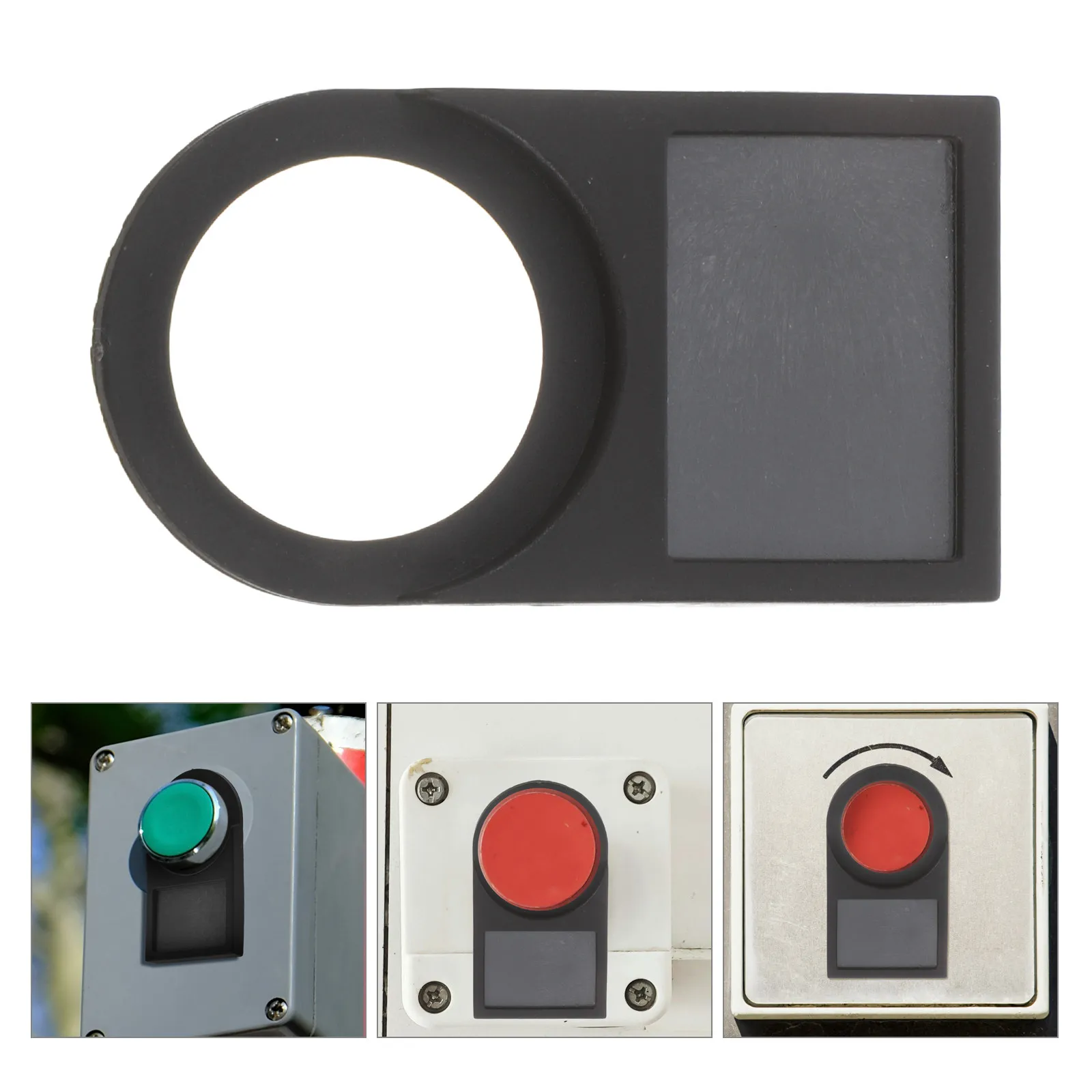 

50 шт. пластиковых этикеток-индикаторов для кнопочных переключателей, прозрачные таблички для панелей управления, электронного оборудования, машин и приборов