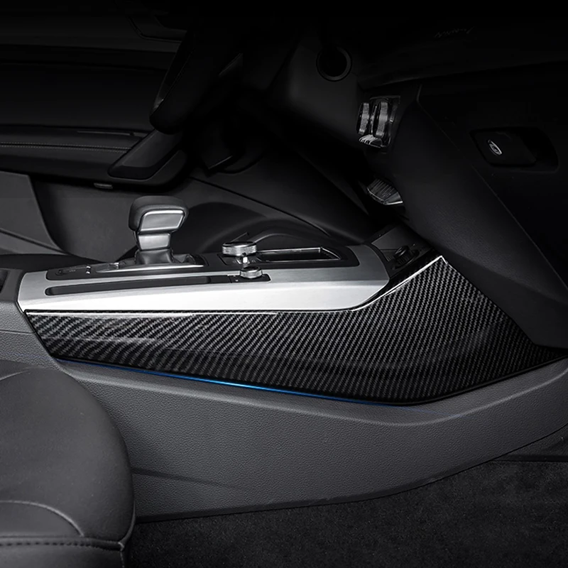 

Console Gear Shift Both Side Panel Cover Decoration Trim For Audi Q5 FY 2018-22 LHD Carbon Fiber Color Interior Car Accessories