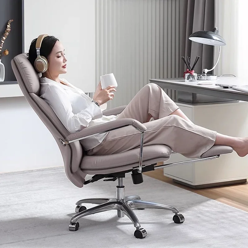 

Chiffon Chairs Bed Chair Saddle Bedroom Wooden Leather Cheap Gamer Backrest Nordic Armchairs Desk Pc Room Gamming Player Swivel