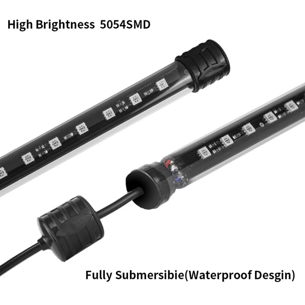 Lampe LED Submersible RGB avec télécommande, éclairage submergé pour Aquarium, éclairage submergé pour la plongée