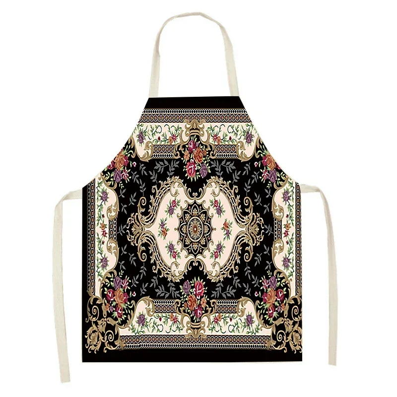 Bosnian Style Apron Kitchen for Women Men Household Aprons Wipeable Waterproof Oil-Proof Cooking Accessories Tablier Enfant