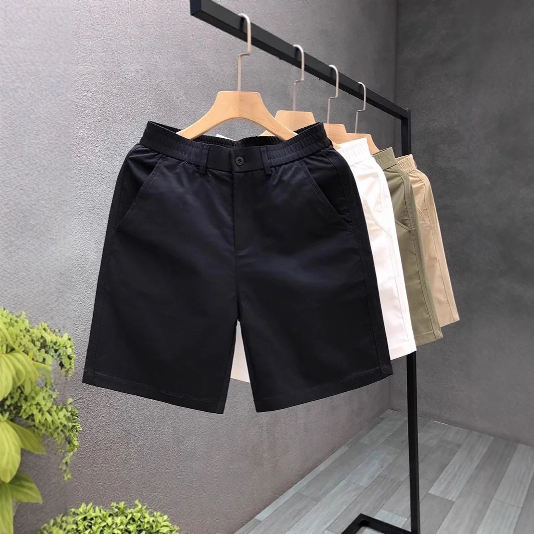 New Japanese Vintage Trousers Men's Wrinkle-Free Straight Leg Casual Dress Pants Summer