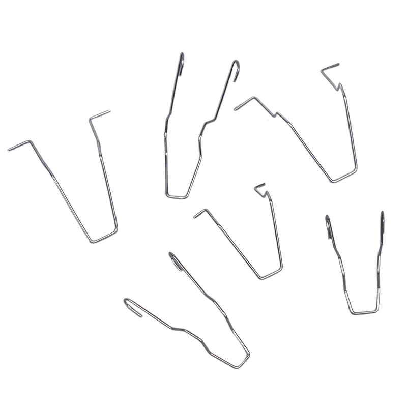 

6 шт. металлических пружинных зажимов для автомобильных ламп, совместимых с лампами H1 H3 H4 H7