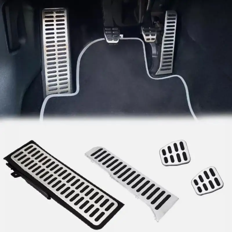 1 Set Qualität NEUE Auto Pedal Set Langlebig Für Vw Golf 5 6 Vi Jetta Tiguan Touran Set Pedal Kappen Fußstütze auto Teile – Detail 2